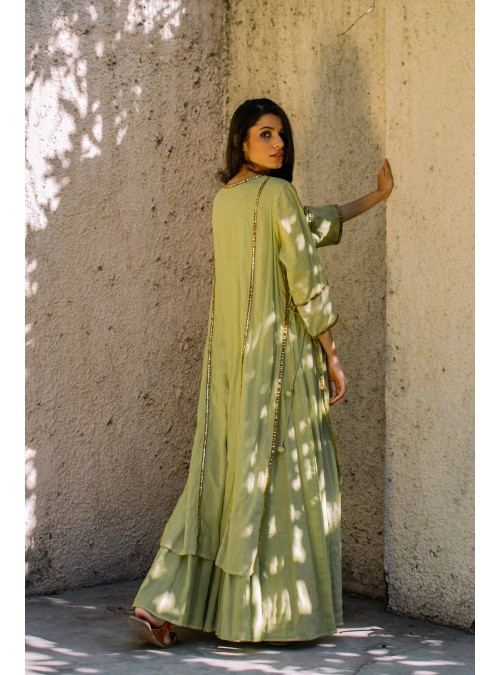 Maxi Double-Layered Dress
