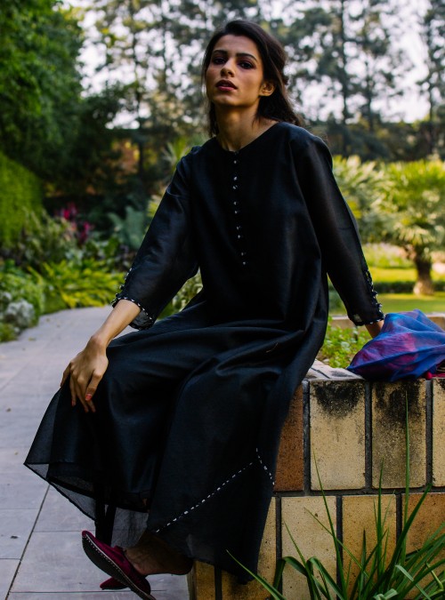 Black Dress (with a hint of white) 