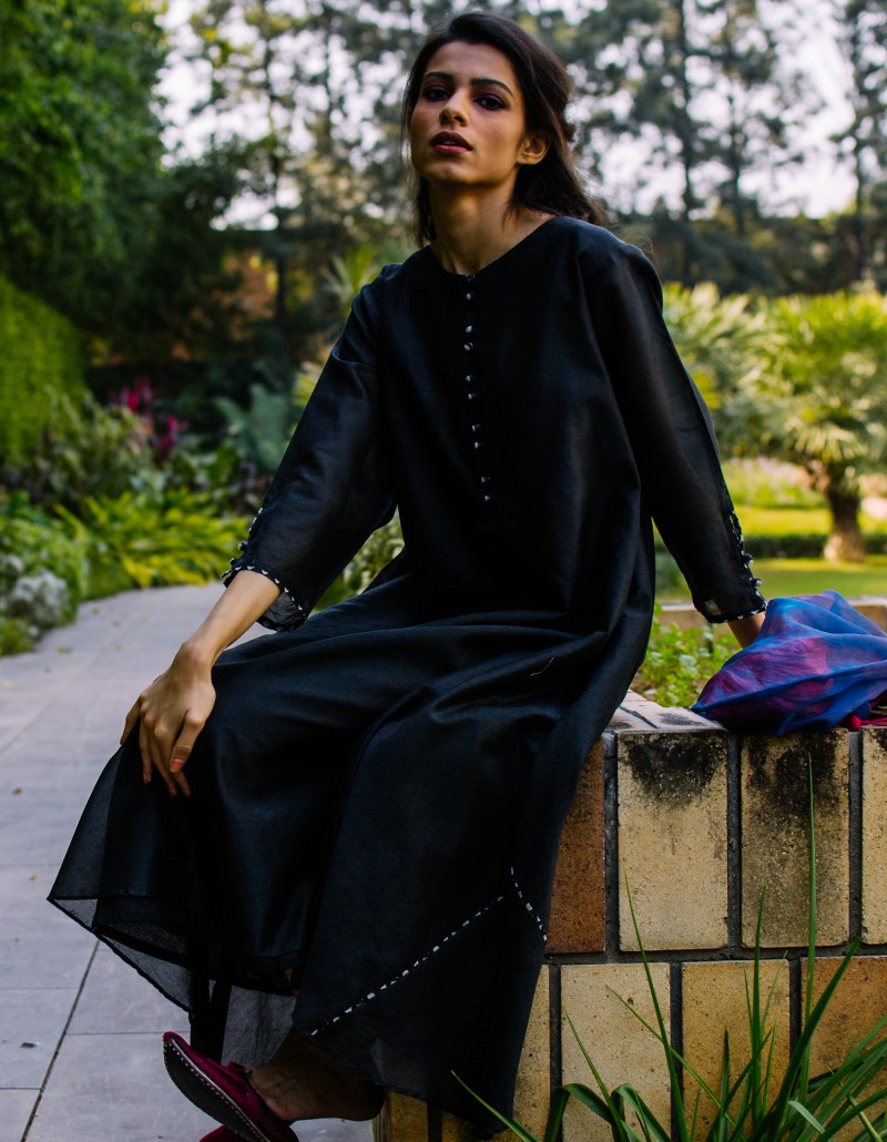 Black Dress (with a hint of white) 