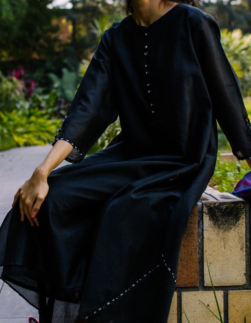 Black Dress (with a hint of white) 