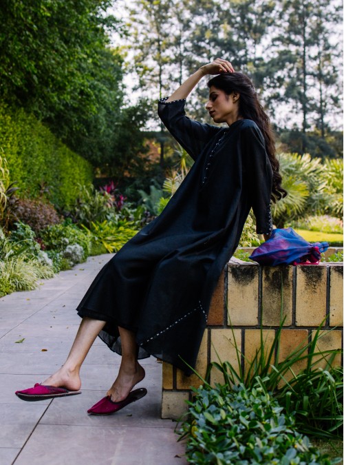 Black Dress (with a hint of white) 