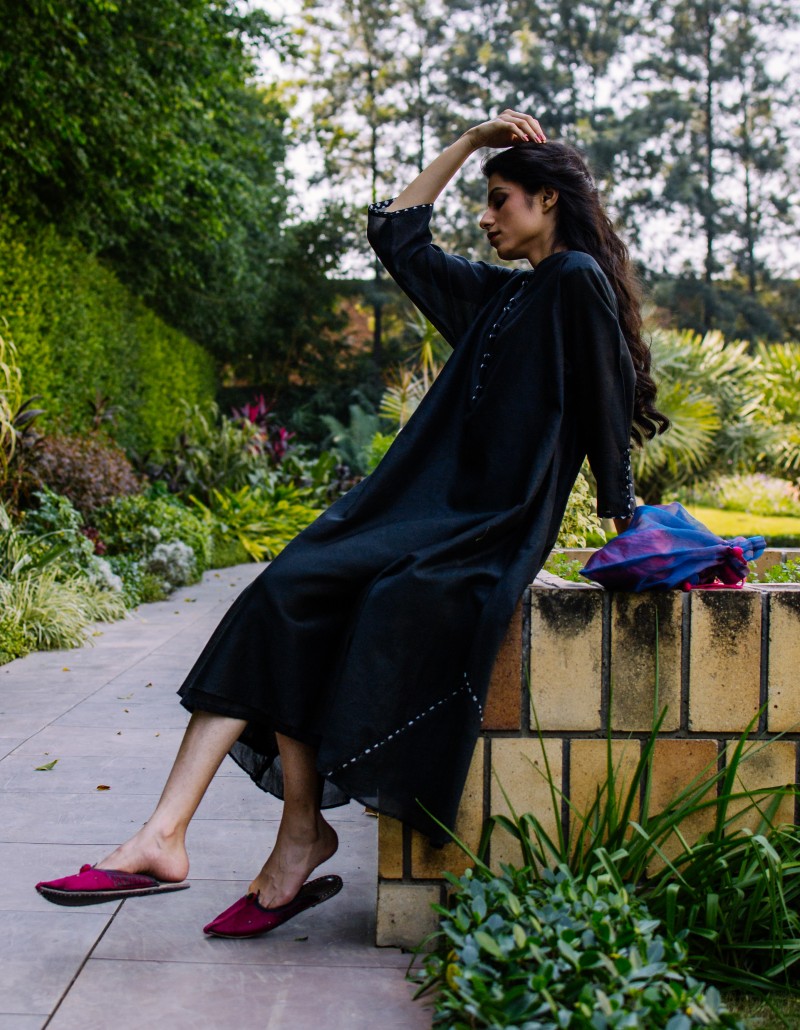 Black Dress (with a hint of white) 