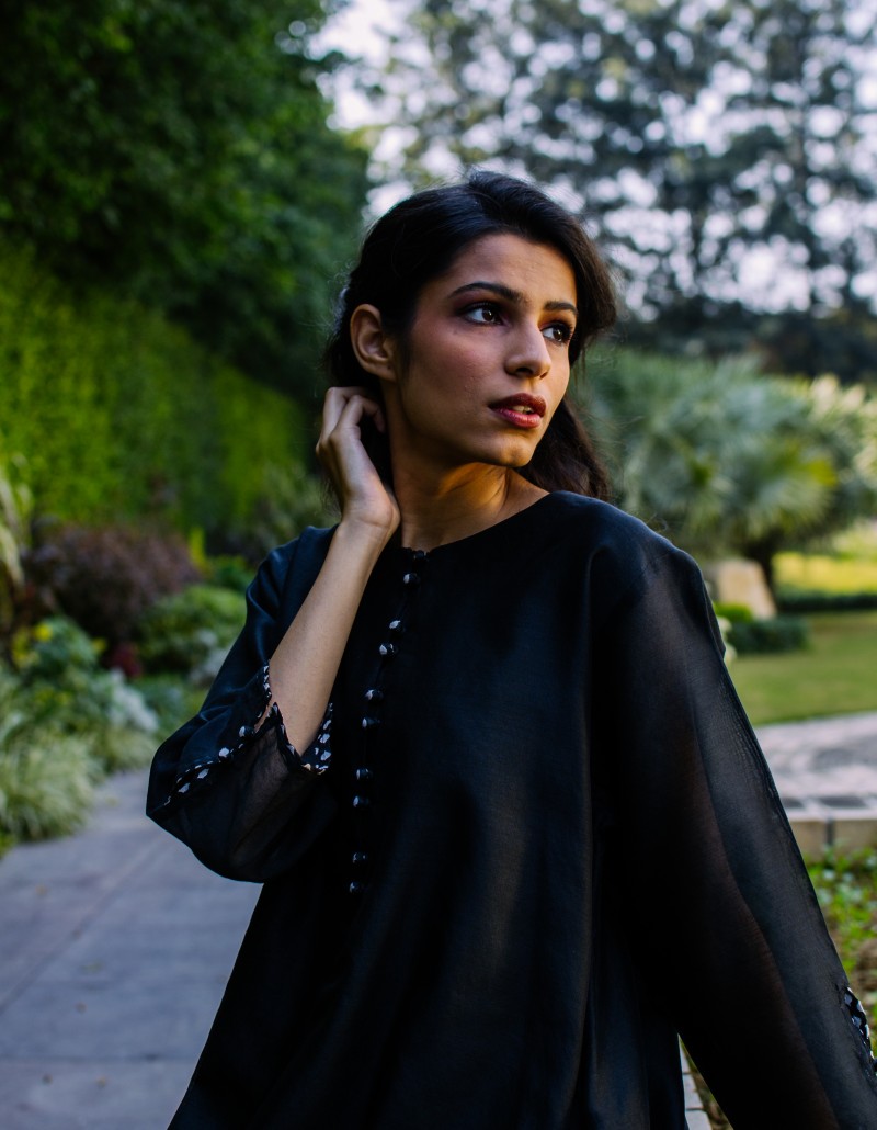 Black Dress (with a hint of white) 