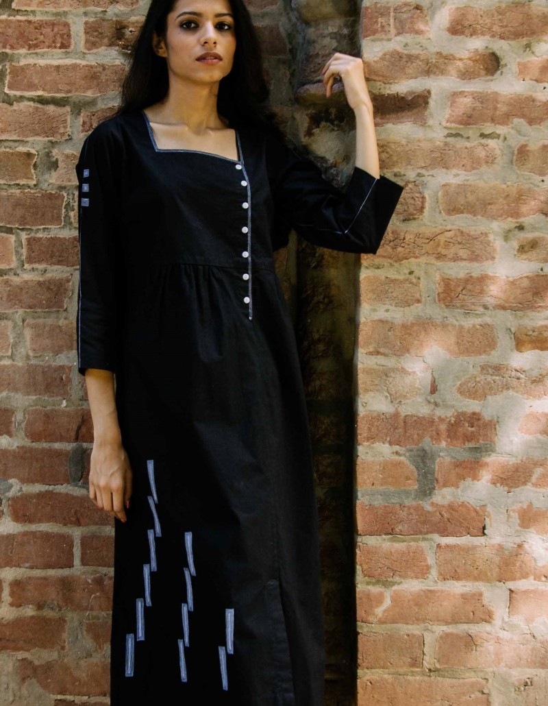 Black Dress (with white buttons) Black Dress (with white buttons)