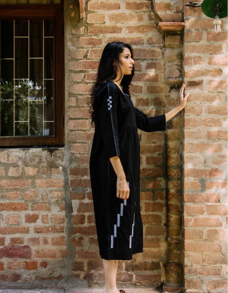 Black Dress (with white buttons) Black Dress (with white buttons)