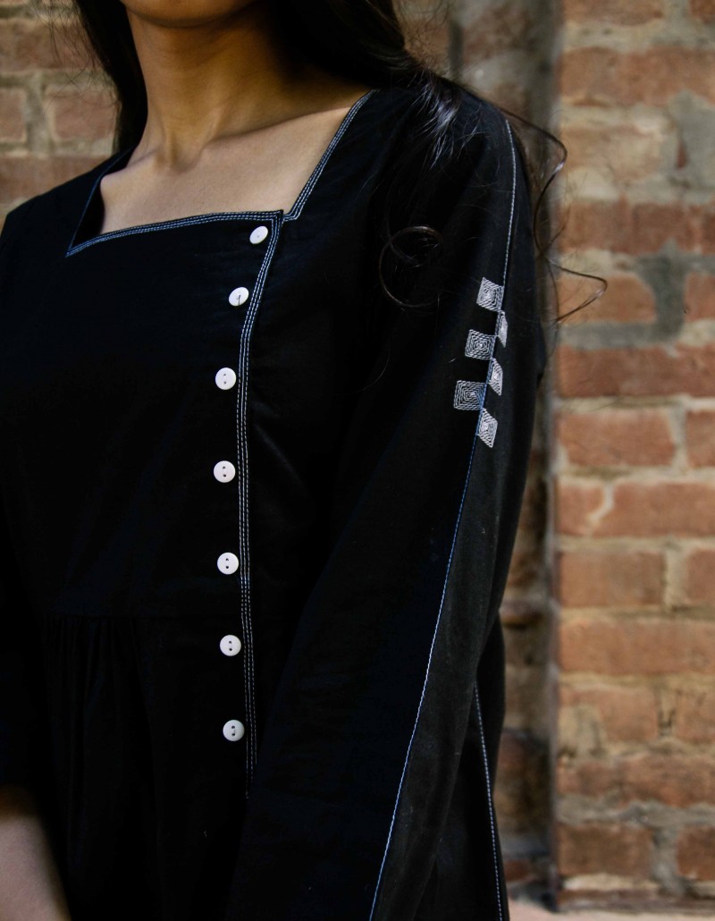 Black Dress (with white buttons) Black Dress (with white buttons)
