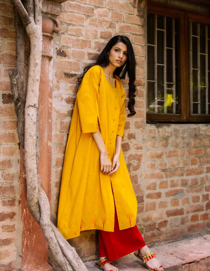 Turmeric Love Kurta/Dress Turmeric Love Kurta/Dress