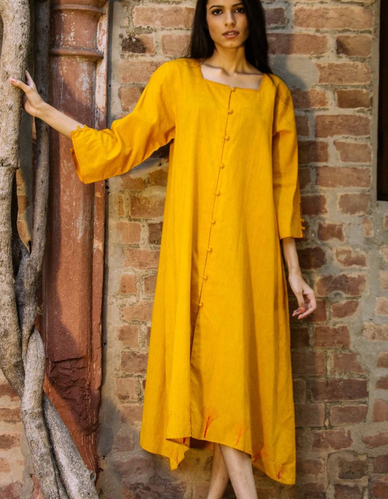 Turmeric Love Kurta/Dress Turmeric Love Kurta/Dress