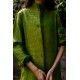 Long Silk Green Jacket