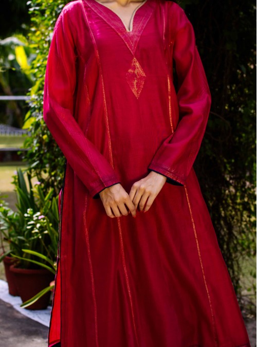 Kurta with Gold Trim