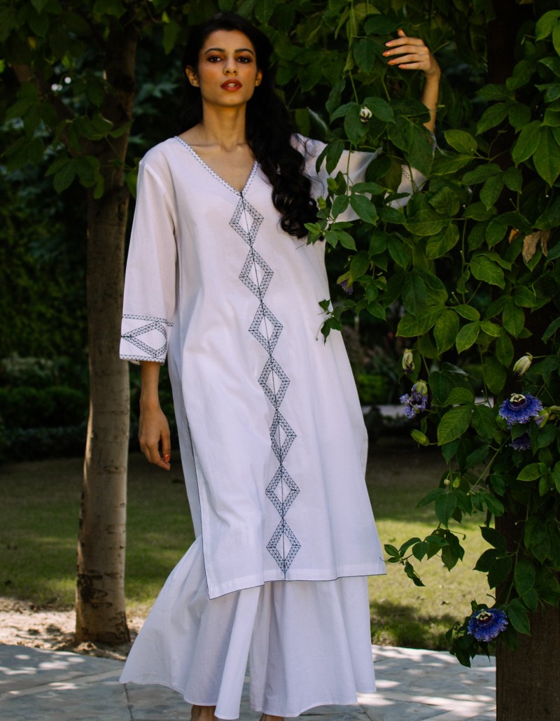 Kurta with Diamonds Kurta with Diamonds
