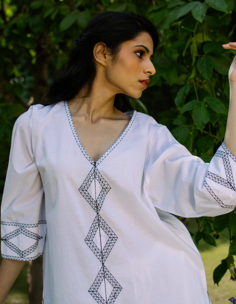 Kurta with Diamonds Kurta with Diamonds