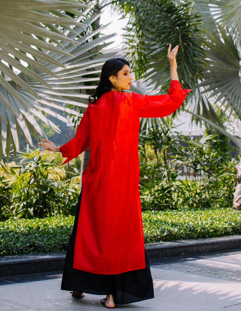 Long Silk Kurta Long Silk Kurta