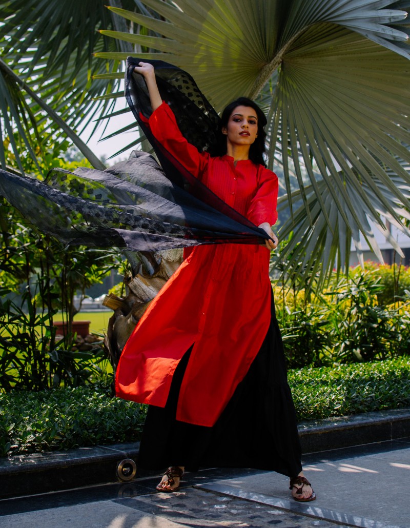 Long Silk Kurta Long Silk Kurta