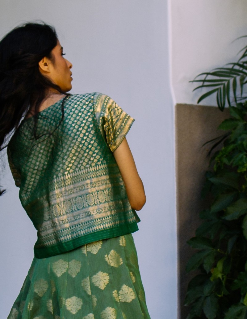 Banarasi Brocade Choli/Top Banarasi Brocade Choli/Top