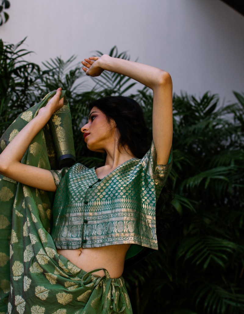Banarasi Brocade Choli/Top Banarasi Brocade Choli/Top