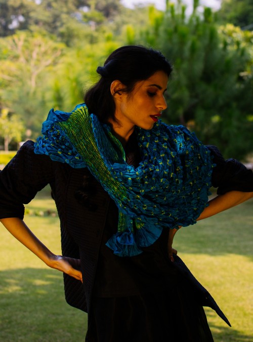 Tie Dye/Shibori Dupatta/Long Scarf