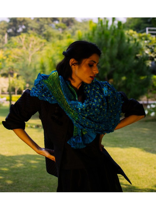 Tie Dye/Shibori Dupatta/Long Scarf