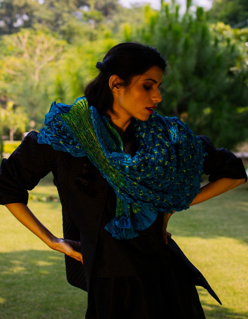 Tie Dye/Shibori Dupatta/Long Scarf Tie Dye/Shibori Dupatta/Long Scarf