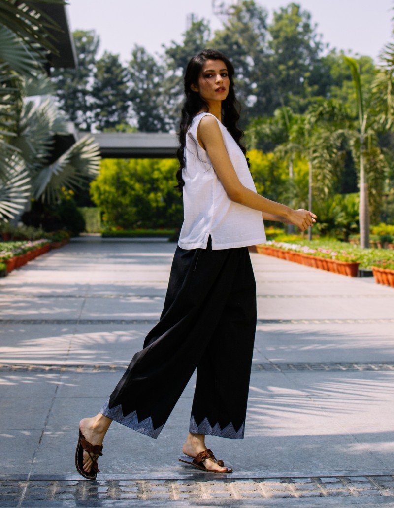 White on Black Pants White on Black Pants