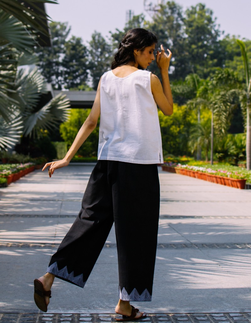 White on Black Pants White on Black Pants