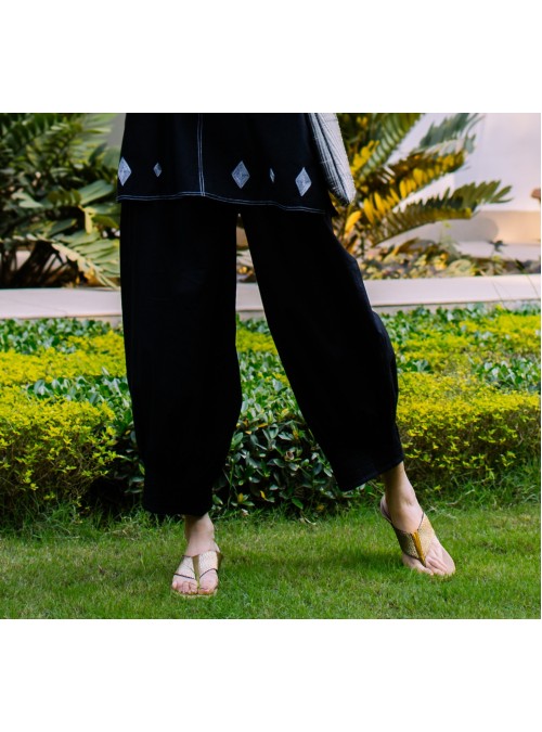 Pants with Pleating