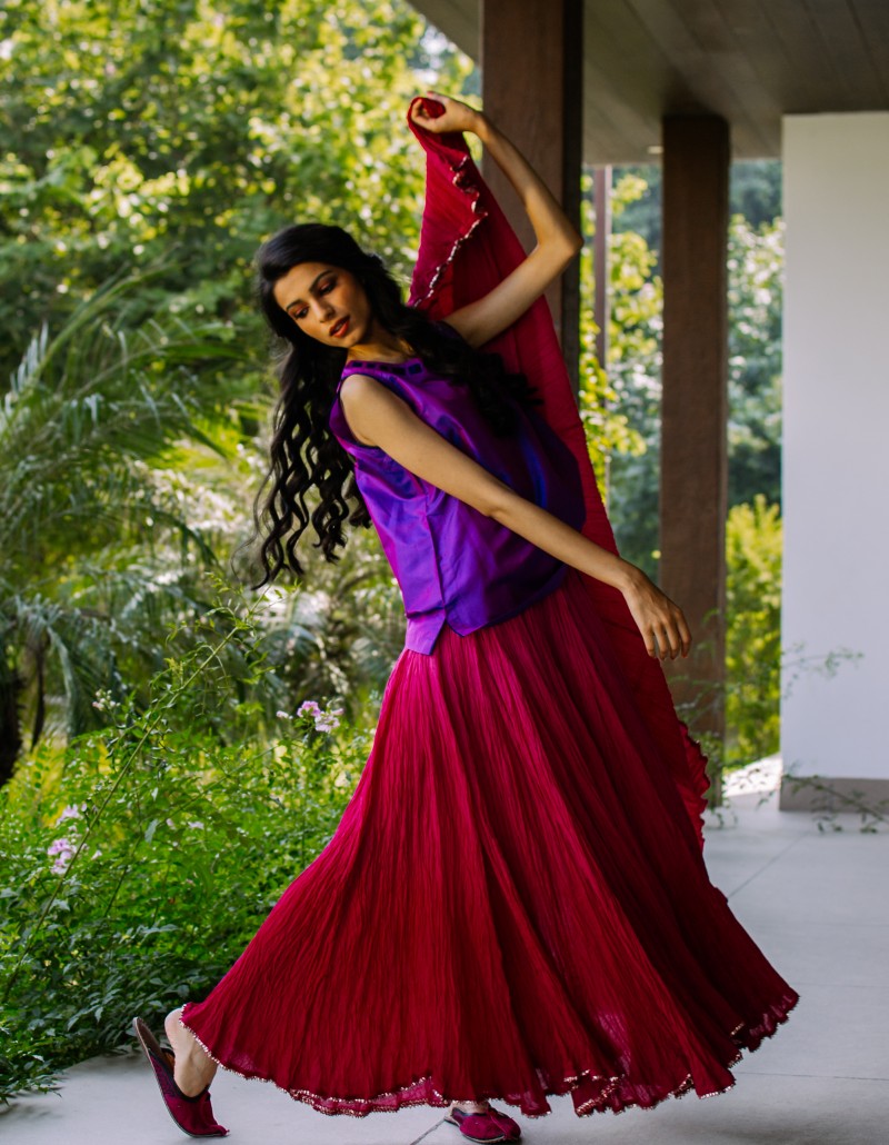 Ombre Skirt/Lehenga Ombre Skirt/Lehenga