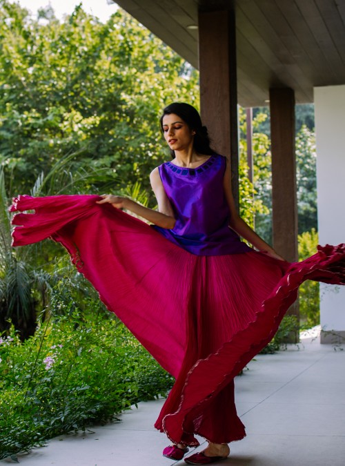 Ombre Skirt/Lehenga