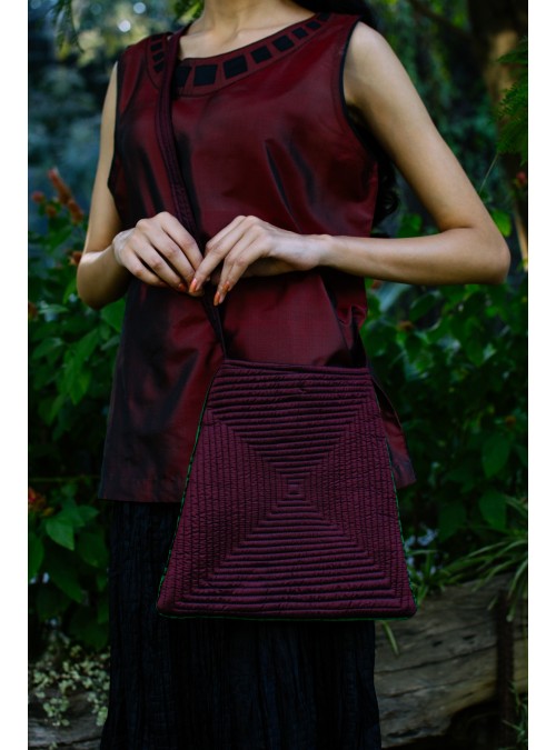 Silk Squared Sleeveless Top